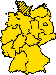 Bundesland Schleswig-Holstein Karte