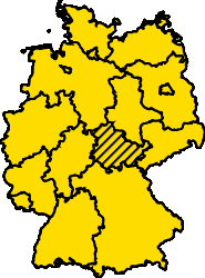 Bundesland Thüringen Karte
