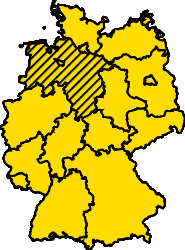 Bundesland Niedersachsen Karte