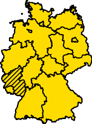 Bundesland Rheinland-Pfalz Karte