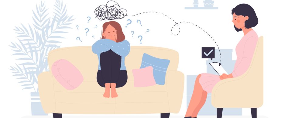 grafik von kind bei kinderpsychologin