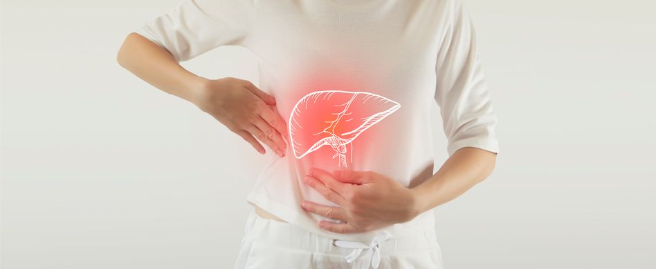 Nicht nur Druck im Oberbauch: 7 Symptome einer kranken Leber