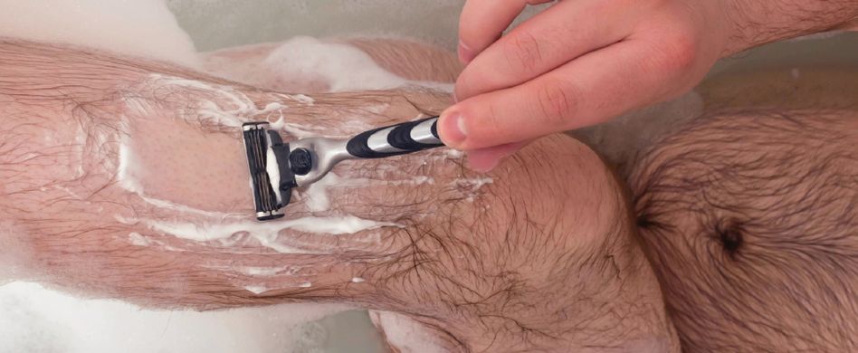 Beine rasieren als Mann? Aber klar!