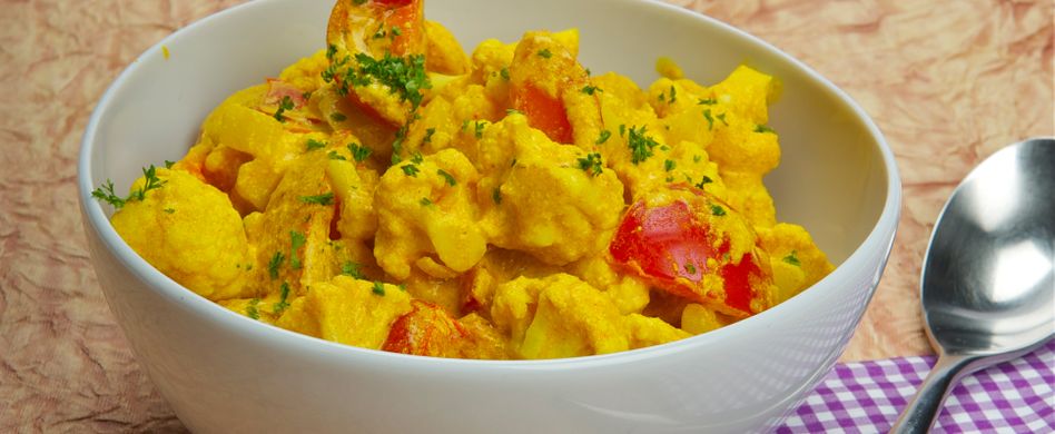 Blumenkohl-Kartoffel-Curry