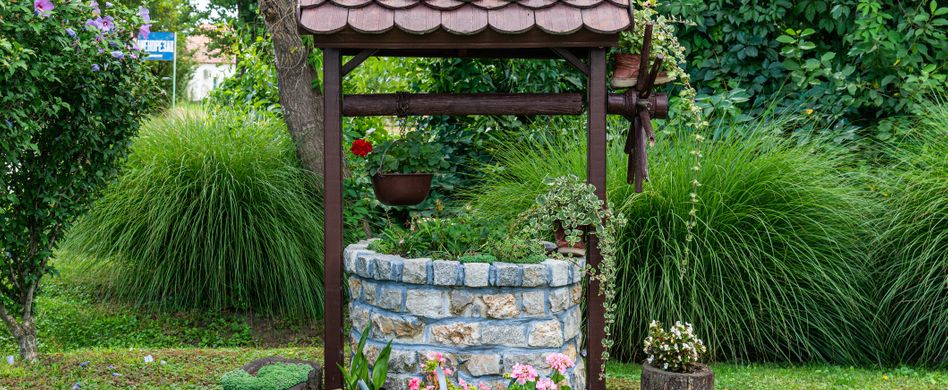 brunnen im garten