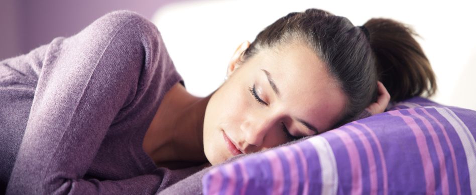 auf der linken Seite schlafen