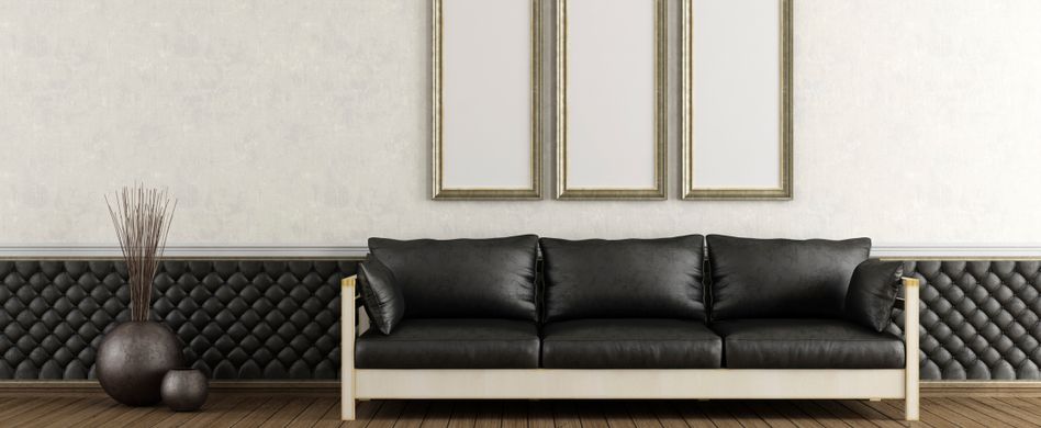 Edler Hingucker: Inneneinrichtung aus Leder