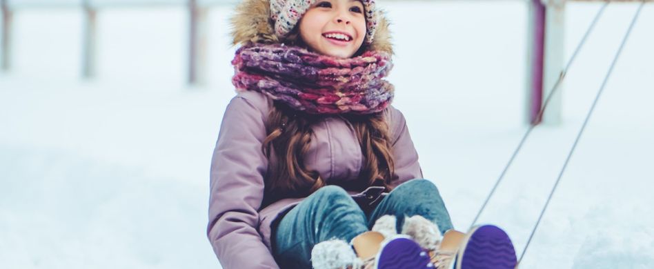 Flachland-Rodeln: Schlitten am Auto - erlaubt oder nicht?