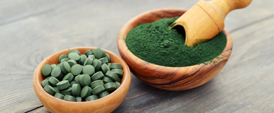 spirulina algen in tablettenform