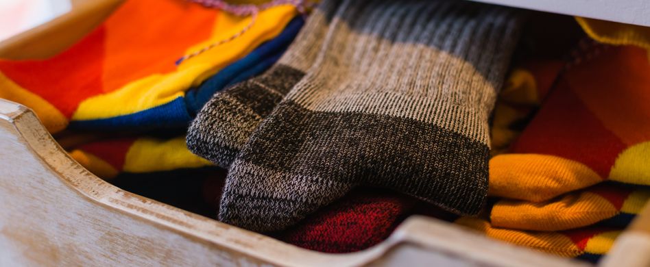 Socken sortieren: Nie mehr Chaos in der Schublade