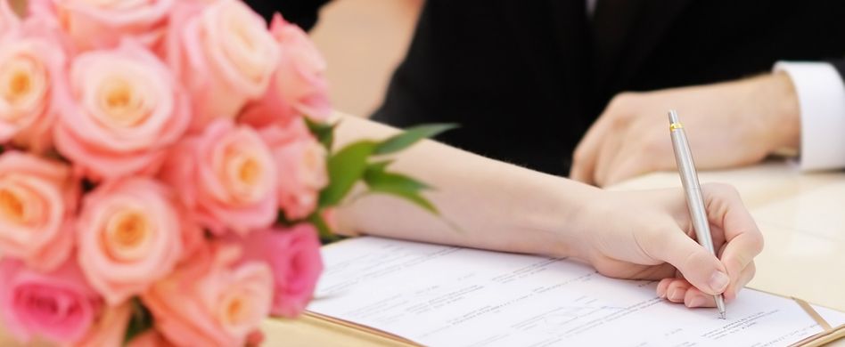 Trauung auf dem Standesamt