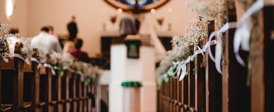 Trauung in der Kirche