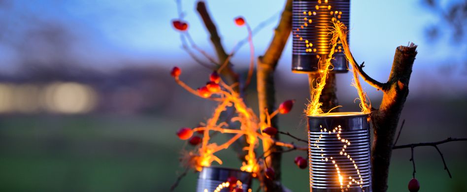 Upcycling: So machen Sie Konservendosen-Deko selbst