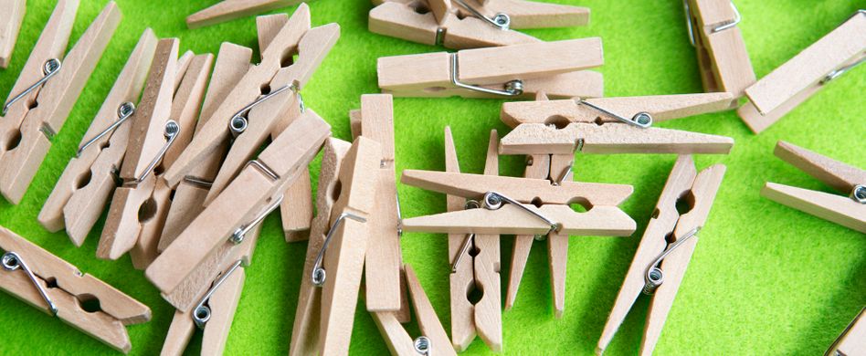 Wäscheklammern aus Holz: 5 geniale Verwendungen für die Alleskönner