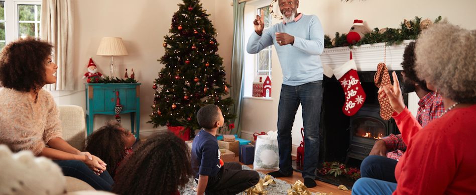 Weihnachtsspiele für ein Fest im Kreise der Familie