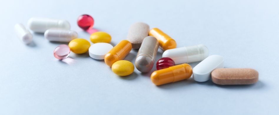 Bunte Tabletten