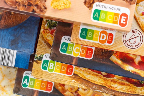 Nutri-Score C auf Pizzaverpackung