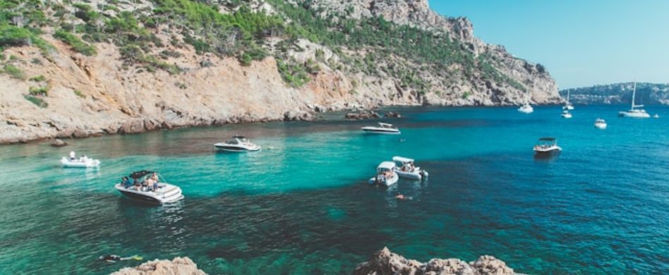 Schöne Bucht in Mallorca