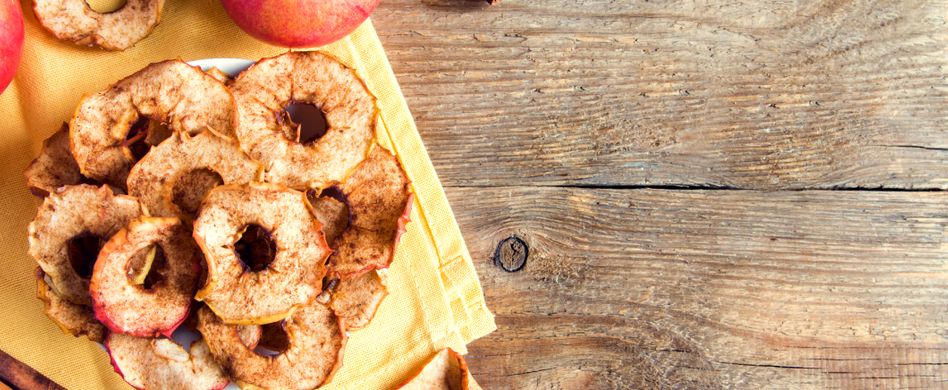 Apfel verwerten: Apfelchips schnell und einfach selber machen